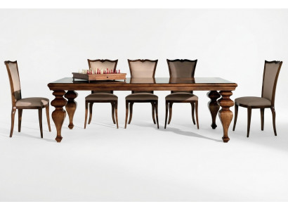 Dësch Miwwelen Iessdësch Naturholz Retro Stil Iesszëmmer Wunnzëmmer Iessdëscher Holz