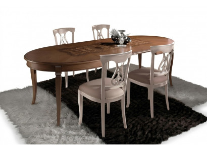 Miwwelen Dëscher Massive Holz Dësch Luxus Iessdësch Italienescht Design Miwwelen Italien