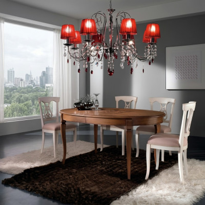 Komplett Set Iessdësch 4x Still Iesszëmmer Set Iess Grupp Holz Dësch Dëscher 5 Deeler
