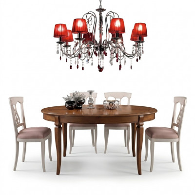 Komplett Set Iessdësch 4x Still Iesszëmmer Set Iess Grupp Holz Dësch Dëscher 5 Deeler
