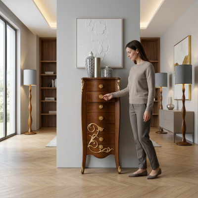 Kommodeschieferschleeder Holzsideboard Schaf Schiefren Massiv Miwwelen Wunnzëmmer Neit