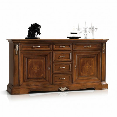 Kommoden Klassesch Kommode Sideboard Miwwel Holz Schief Anrichte arredoclassic