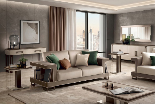Sofa 3 Sëtzer Lieder Sofas Couch Polster Garnitur Couchen Miwwelen Luxus Dräisëtzer