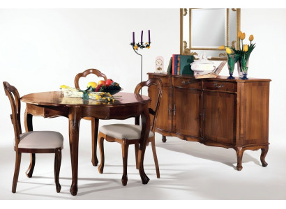 Schaf Wunnzëmmer Regal Luxus Holz Design Kommode Anrecht Säit Braun Miwwelen