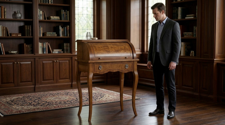 Design Dësch Sekretär Luxus Schreif Büro Miwwelen Holz Dëscher Office Ariichtung