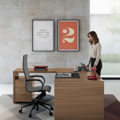 Schreifdësch Aarbechtsdësch Bürodesk Eckschreifdësch Computerdesk Dësch Miwwel