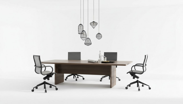 Reuniounskonferenztisch Büroemobiliar Reuniounsdësch Dësch Büro Design Holz