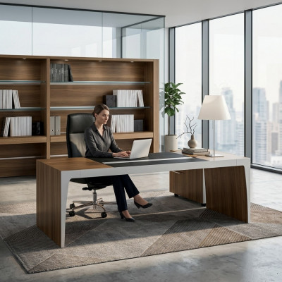 Italienesch Büroschreifdësch Schreifdësch Italienesch Miwwelen Computerbüromiwwelen Dëscher