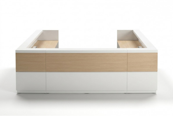 Counter Desk Büro Miwwel Receptioun Empfangsdësch Thek Empfangsthek Miwwel Italien