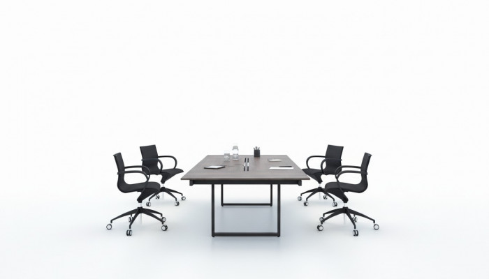 Reunioun Dësch Büro Miwwelen Reuniouns Konferenztabell Frezza Tische xxl Ariichtung