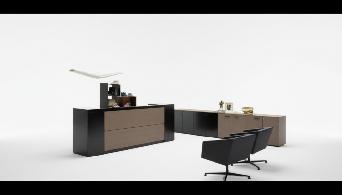 Empfangsdësch Bürosmoobel Thekenmoobel Dësch Kanzlei Praxis Frezza Empfangsdëscher