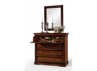 Buffet Holz Schublaafschaf Kommode mat 3 Schief Sideboard Schiefen