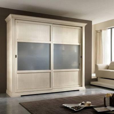 Luxus Kleederschaf Italienesch Miwwelen Schlofzëmmer Schaf Echt Holz Schranken