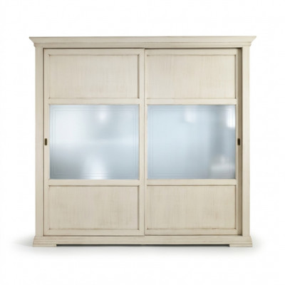 Luxus Kleederschaf Italienesch Miwwelen Schlofzëmmer Schaf Echt Holz Schranken
