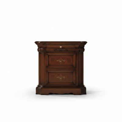 Nuetsdësch Beistelltisch Dësch Holz Dëscher Schlofzëmmer Miwwelen Sideboard Brong
