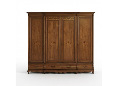Massivholz Kleederschaf Miwwelen Schaf Schlofkummer Schief Made in Italy Nei