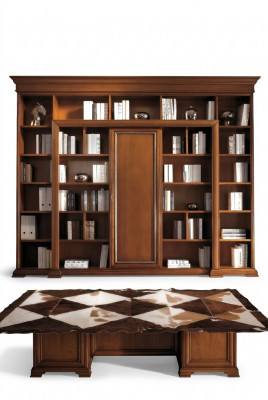 Bicher Schaf Italienesch Miwwelen Regal Holz Schief Regaler Vitrinn Kredenz