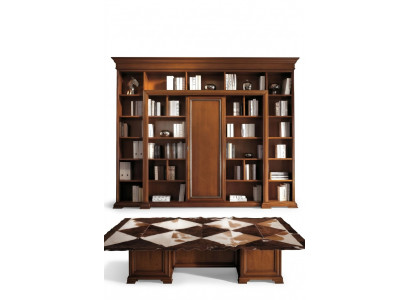 Bicher Schaf Italienesch Miwwelen Regal Holz Schief Regaler Vitrinn Kredenz