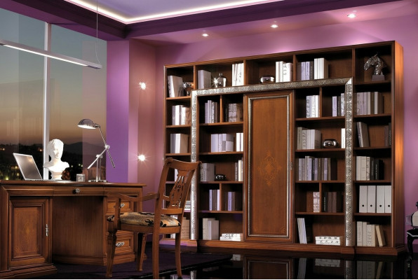 Büroschreibtisch Dësch Büro Still Schaf Set Büromiwwelen Schief Italien Massiv