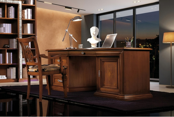 Designer Schreifdësch Dësch Miwwelen Büro Schreifdëscher Massivholz Dëscher Italien