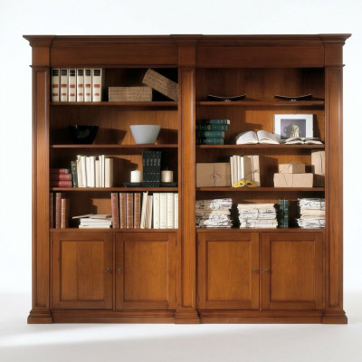 Regal Vollholzaktennoun Büro Schaf Regal Schief Bibliothéiksschaf Massiv
