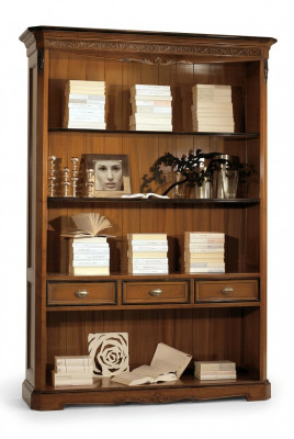 Büro Bicherregal Holz Bicherregal mat Schief Design Aarbechtszëmmer Miwwelen Nei