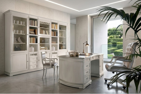 Bichergestell Regal Büro Schaf Akteschaf Italien Design Miwwelen Ariichtung
