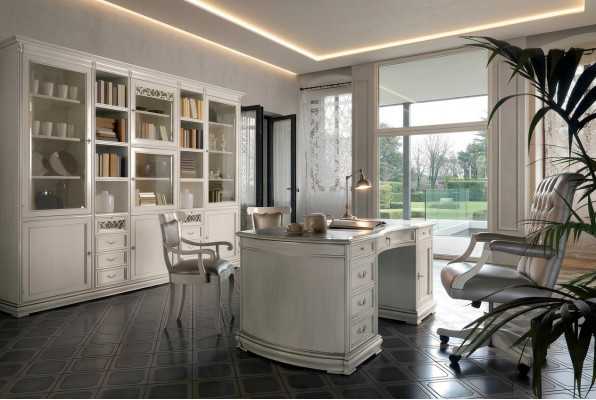 Italienesch Miwwelen Büro Dësch Ariichtung Miwwelen Schreifdësch Massivholz Dëscher Nei