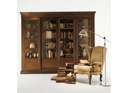 Büro Regal Schaf Tirang Büroschaf Glasdieren Miwwelen Design Massiv Holz