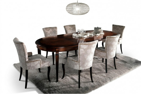 Luxus Iessdësch Italienesch Design Miwwelen Ariichtung Dëscher Massivholz Dësch Neit