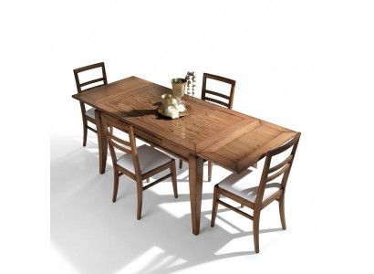 Naturholz Iessdësch Dësch Design Modern Iesszëmmer Schiifdësch Nei