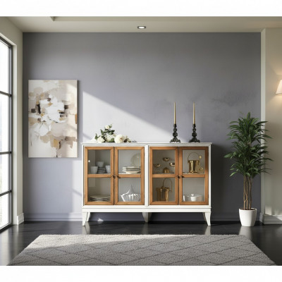 Vitrine Anrichte Retro Stil Wunnzëmmer Schaf Kommode Kollektioun Vitrinen Nei