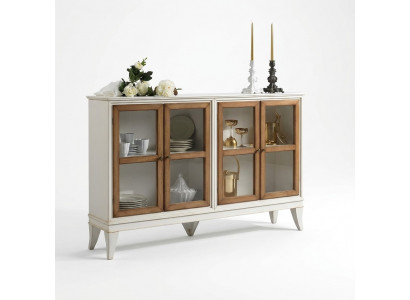 Vitrine Anrichte Retro Stil Wunnzëmmer Schaf Kommode Kollektioun Vitrinen Nei