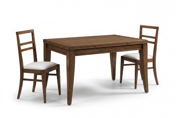 Iessdësch Naturholz Retro Stil Iesszëmmer Wunnzëmmer Iessdëscher Dëscher Dësch Miwwelen