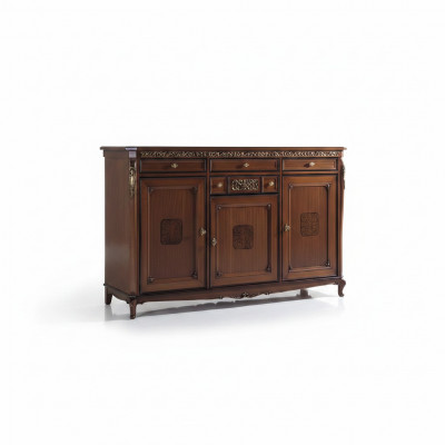 Kommode Anrichte Sideboard Braun Massiv Holz Schaf Möbel Kommoden Sideboards