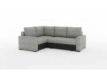 Eckcouch an L-Form, Canapé, Couch, gepolsstert Eckcouchen, Wunnlandschaft, Ledercouch, Miwwelen, Stoff.