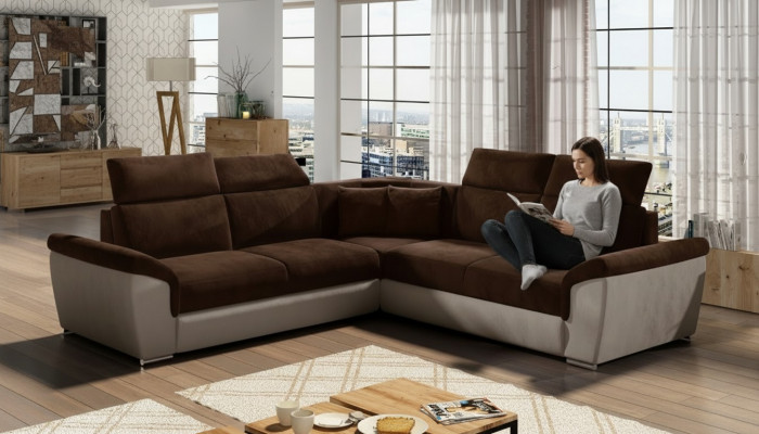 Eckcouch an L-Form Wunnlandschaft Designer Sofa Couch Polstersëtz Garnitur Sofas