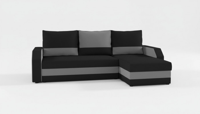 Stoff L-Form Canapé Wunnlandschaft Eckssofa Garnitur Modern Design Sofa Canapéen