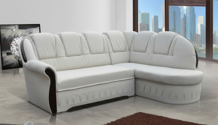 Couch Wunnlandschaft Eck Garnitur Design Modern Sofa L-Form Stoffsofa Nei
