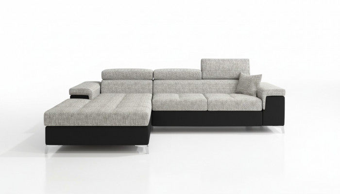 L-Form Canapé Wunnlandschaft Ecksofa Garnitur Modern Design Sofa Stoff Textil nei