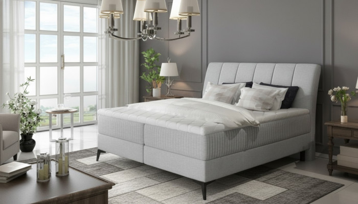 Polsterbett Betten Bett Polster Designer Hotel Duebel Deko Luxus Design