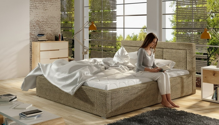 Designer Bett Schlofzëmmer Luxus Better Textil Hotel Luxus Polster.