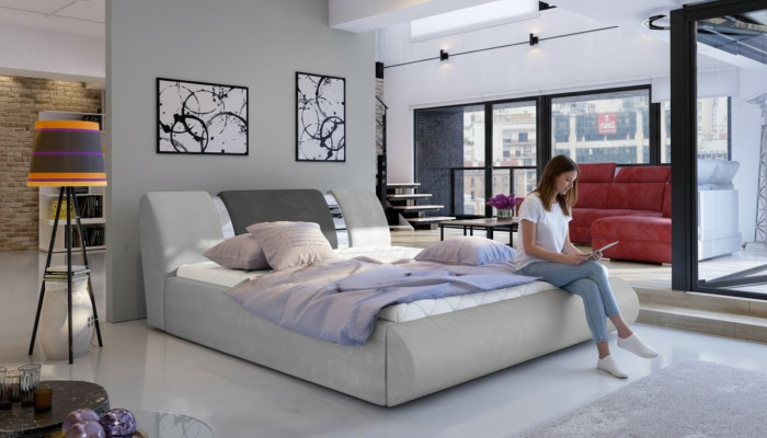 Luxus-Schlofkummer Bett Dekor Këssen Design 180x200cm Duebel Hotel Better