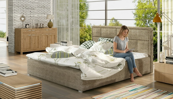 Designer Bett, Schlofkummer, Better, Textil, Hotel, Luxus, Polster, Robust