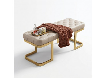 Chesterfield Hocker Polsterbank Ottomane Sëtzbank Zweisëtzer Lieder Bäistell.