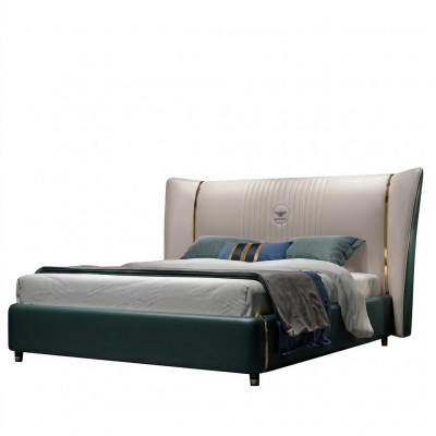 Luxus-Schlofzimmes Duebelbett Bett 180/200x200cm Lieder Metall Nei