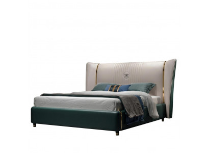 Luxus-Schlofzimmes Duebelbett Bett 180/200x200cm Lieder Metall Nei