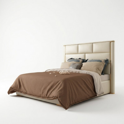 Designer Duebelbett Hotel Luxus Schlofzëmmer 180x200cm Lieder Metall