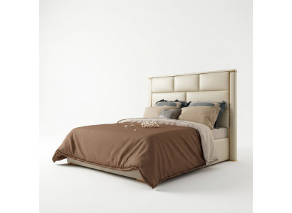 Designer Duebelbett Hotel Luxus Schlofzëmmer 180x200cm Lieder Metall