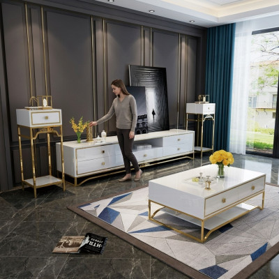 Modern Design Wunnmauer Wunnzëmmer Sideboard RTV Regal